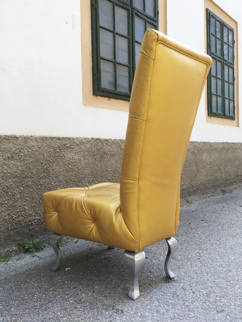 Bretz Leder Sessel Marilyn 