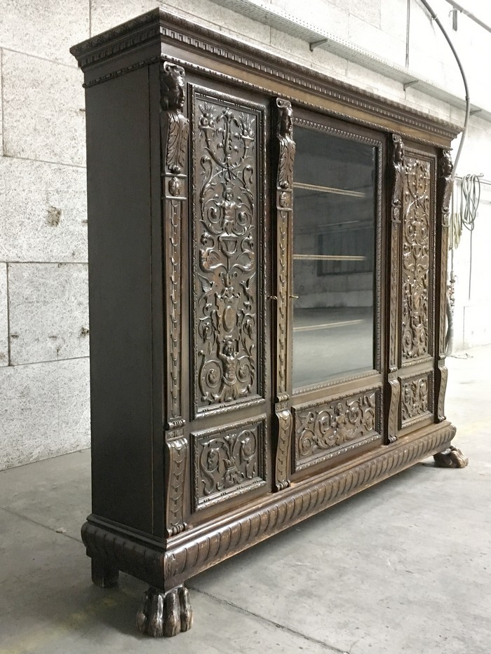 Bücherschrank antik Steampunk