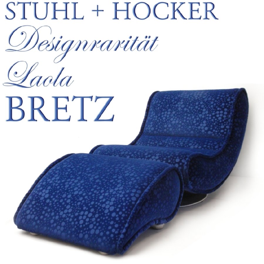 BRETZ Sessel Laola Hookipa Stuhl + Hocker Bretz Sessel Hocker Hookipa