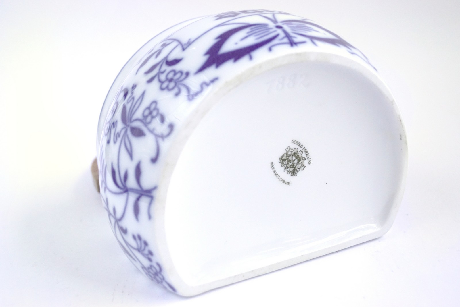 Salzschütte Salzfass Gerold Porzellan Zwiebelmuster Vintage