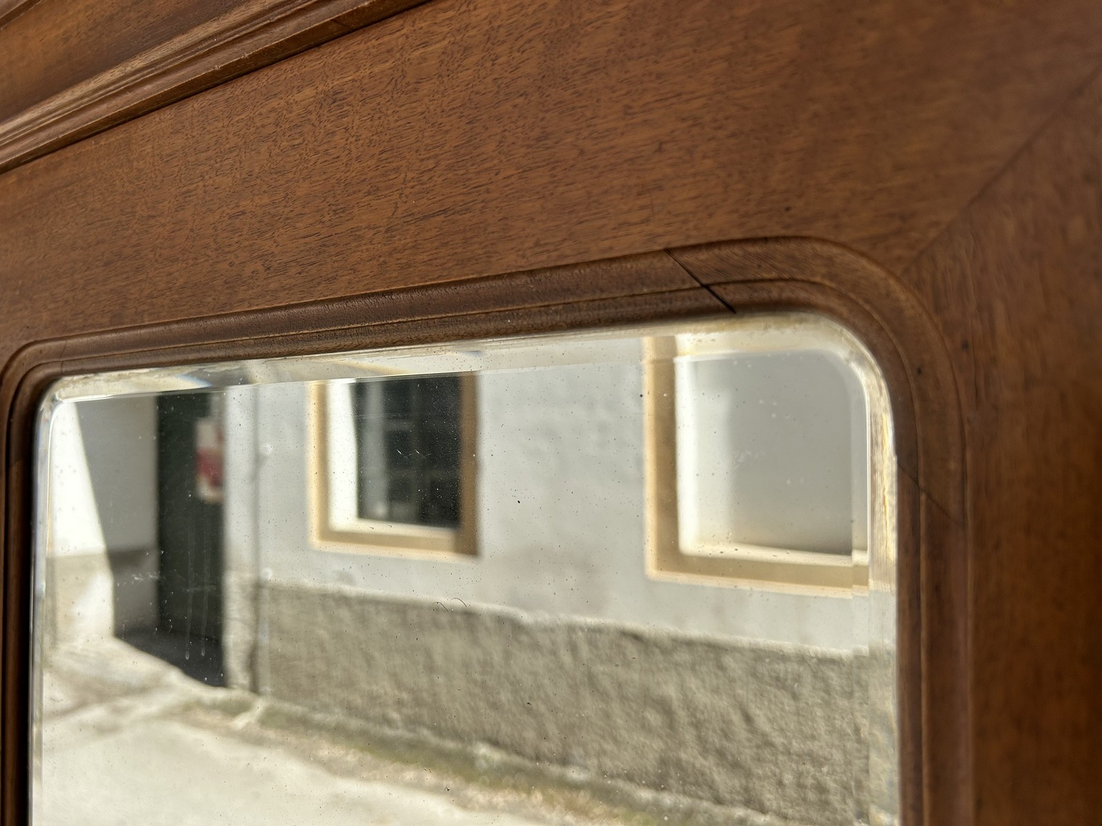 Historismus Spiegelschrank Garderobenschrank antik ca. 1880