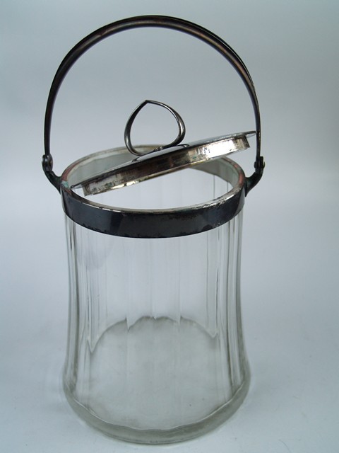 Glas antik Keksdose