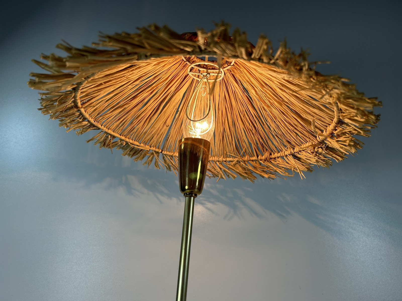 Gmundner Tischlampe Cortendorf Anzengruber Vintage African figurine Mid Century Design Original Austrian Ceramic