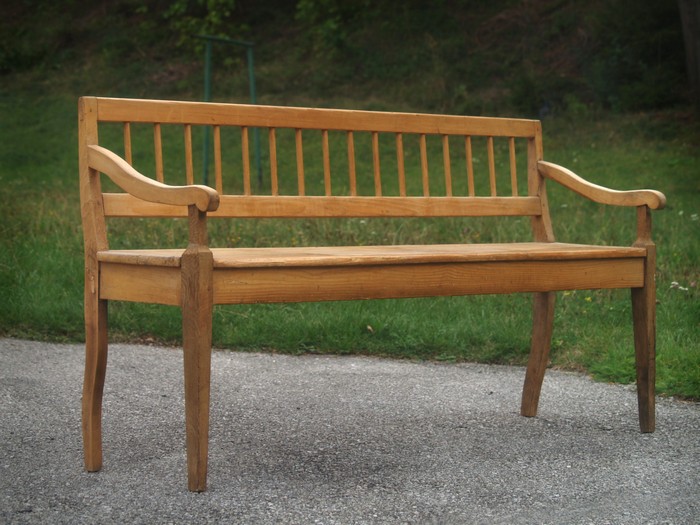 Sitzbank antik Weichholz