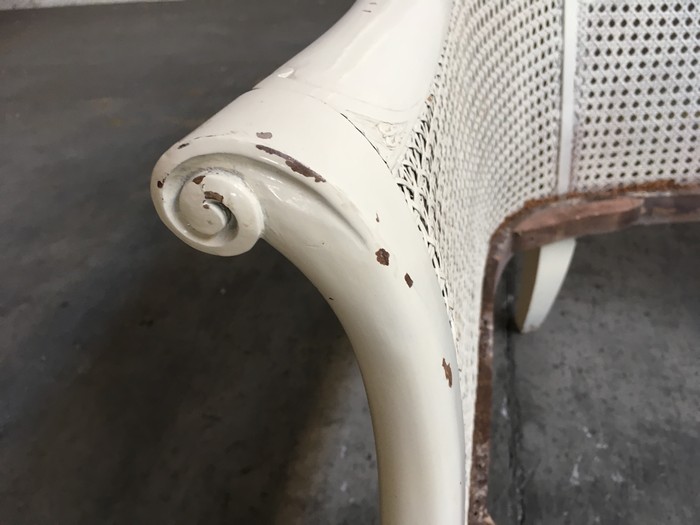 Wiener Geflecht Sofa antik