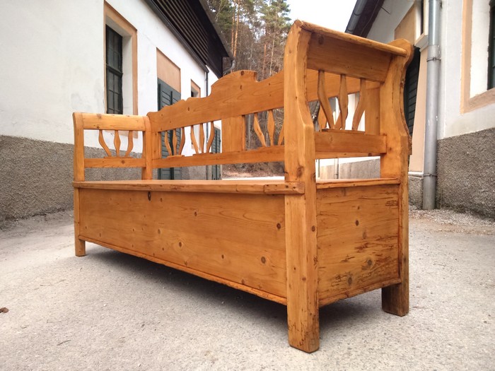 Truhenbank Holz