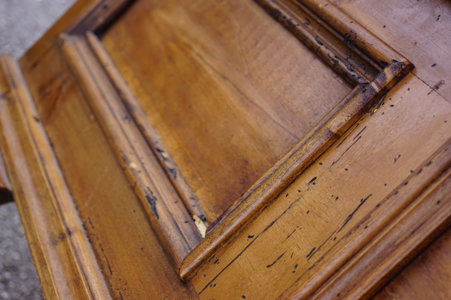 Truhe Antikstil Sitztruhenbank Altholz Landhausstil