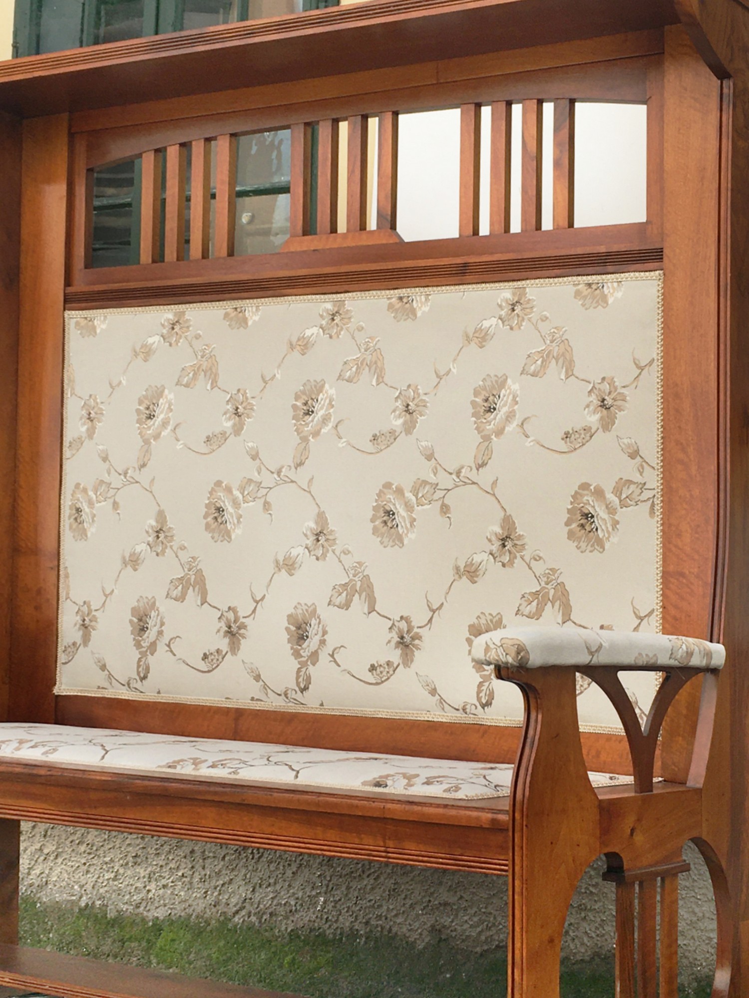 Bibliotheksmöbel Sofa Sitzbank antik