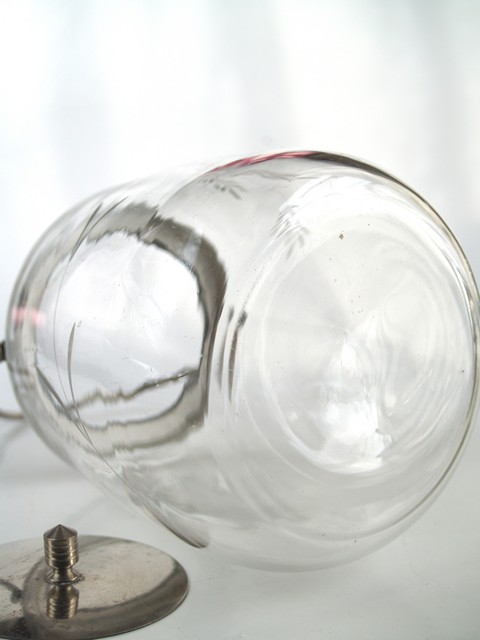 antike Keksdose Glas