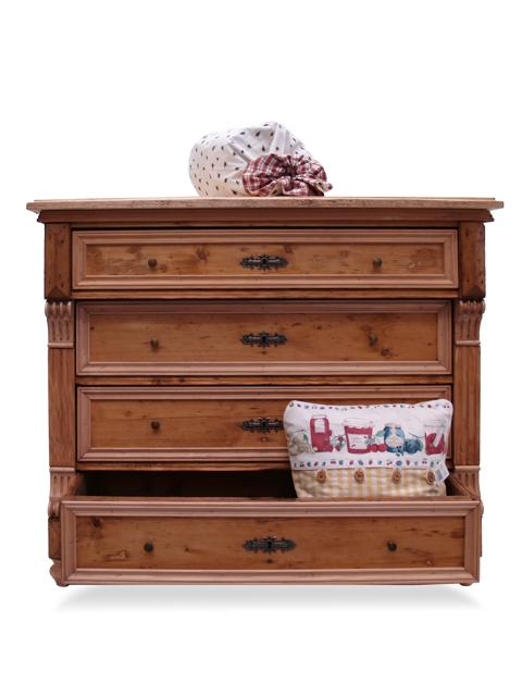 antike Kommode Naturholz