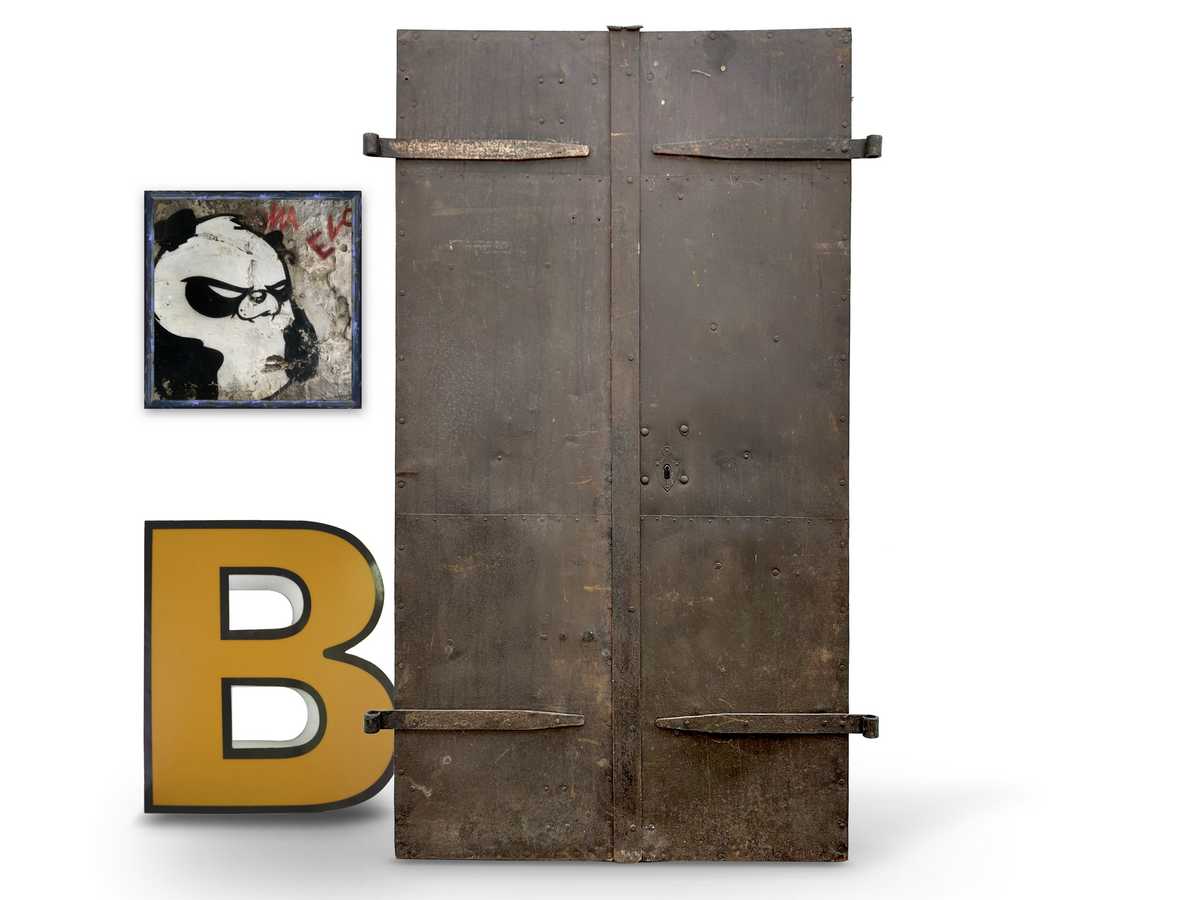 Eisentür antik doppeltür