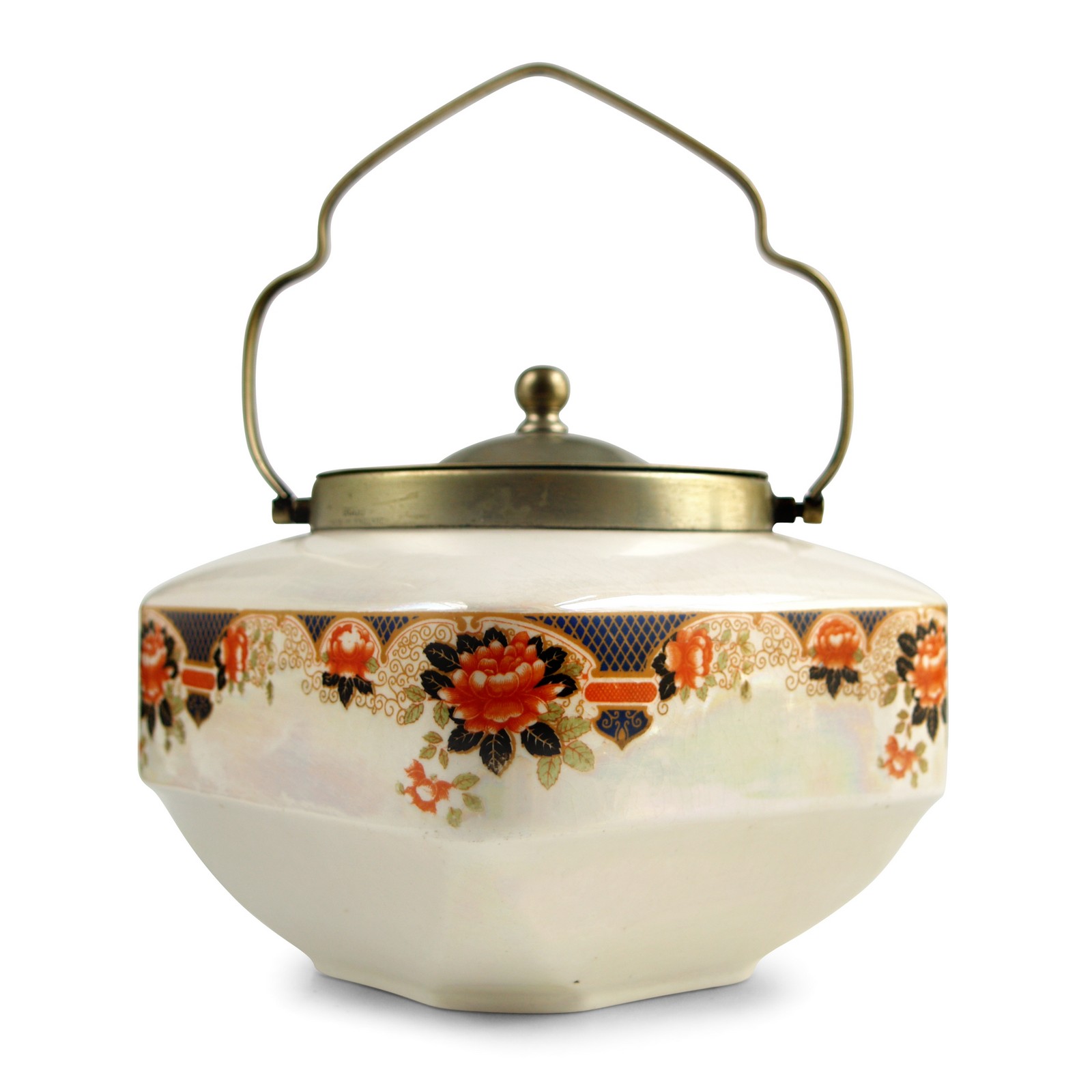 Bonbonniere Rosen Keramik Keksdose Deckeldose Vorratsdose Dose Keksdose antik Rosen Jugendstil