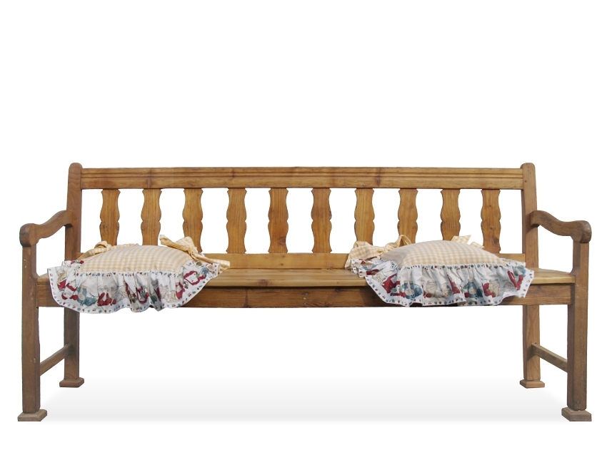 Truhe alte Küchenbank Sitzbank Vintage Landhausstil Truhenbank antike Sitzbank Küchenbank Landhausstil