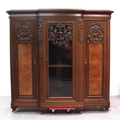 antiker Bücherschrank