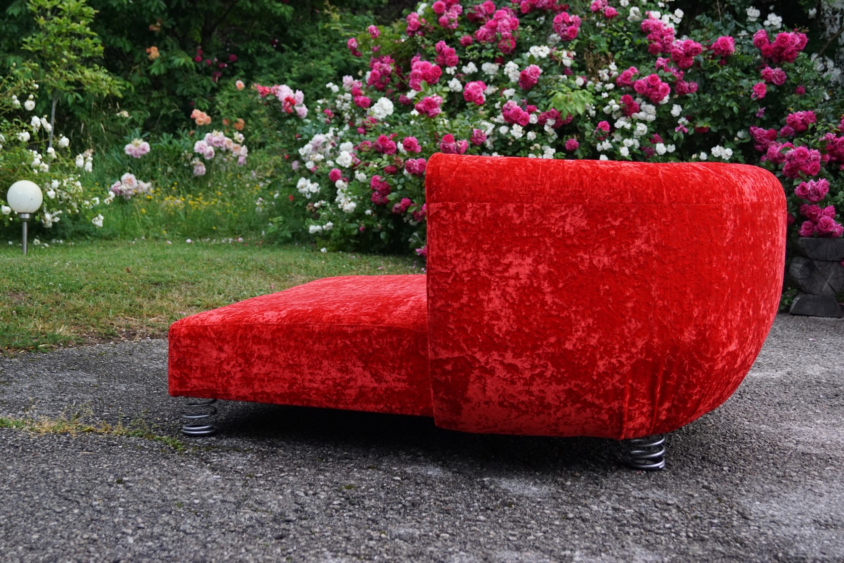 BRETZ Sofa Chill Longchair rot Loveseat