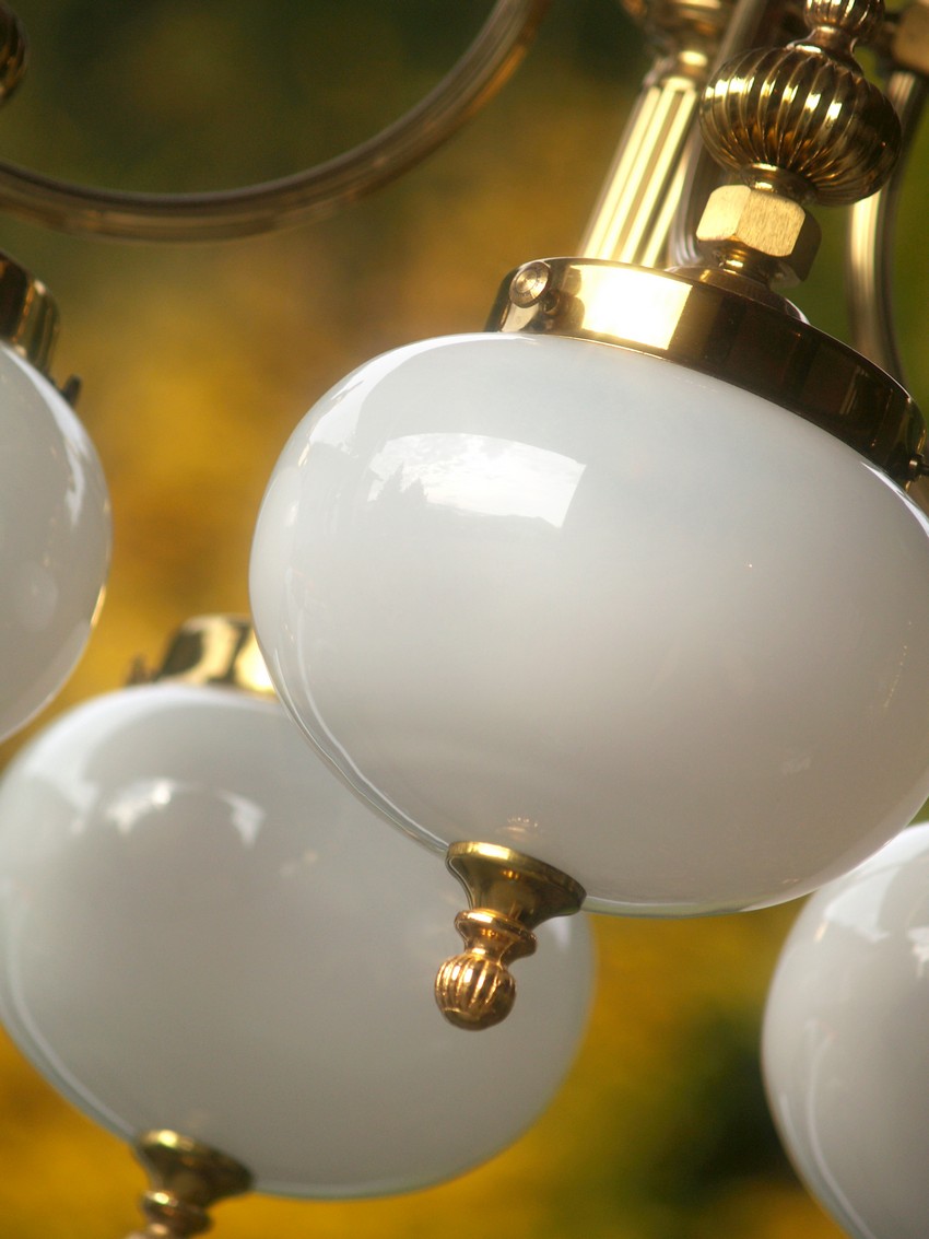 Orion Luster Messing Glas