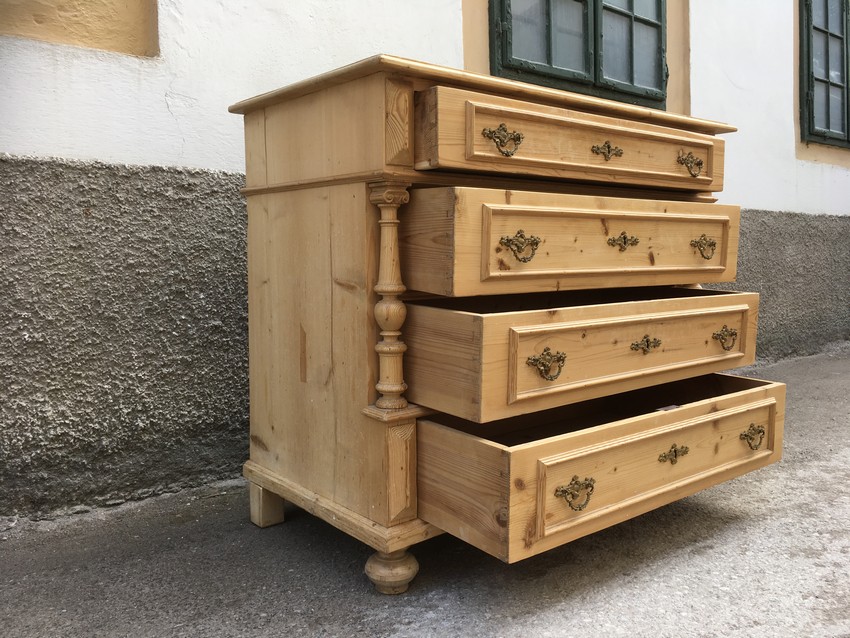 Kommode Gründerzeit Kommode Antik Naturholz Landhaus Möbel