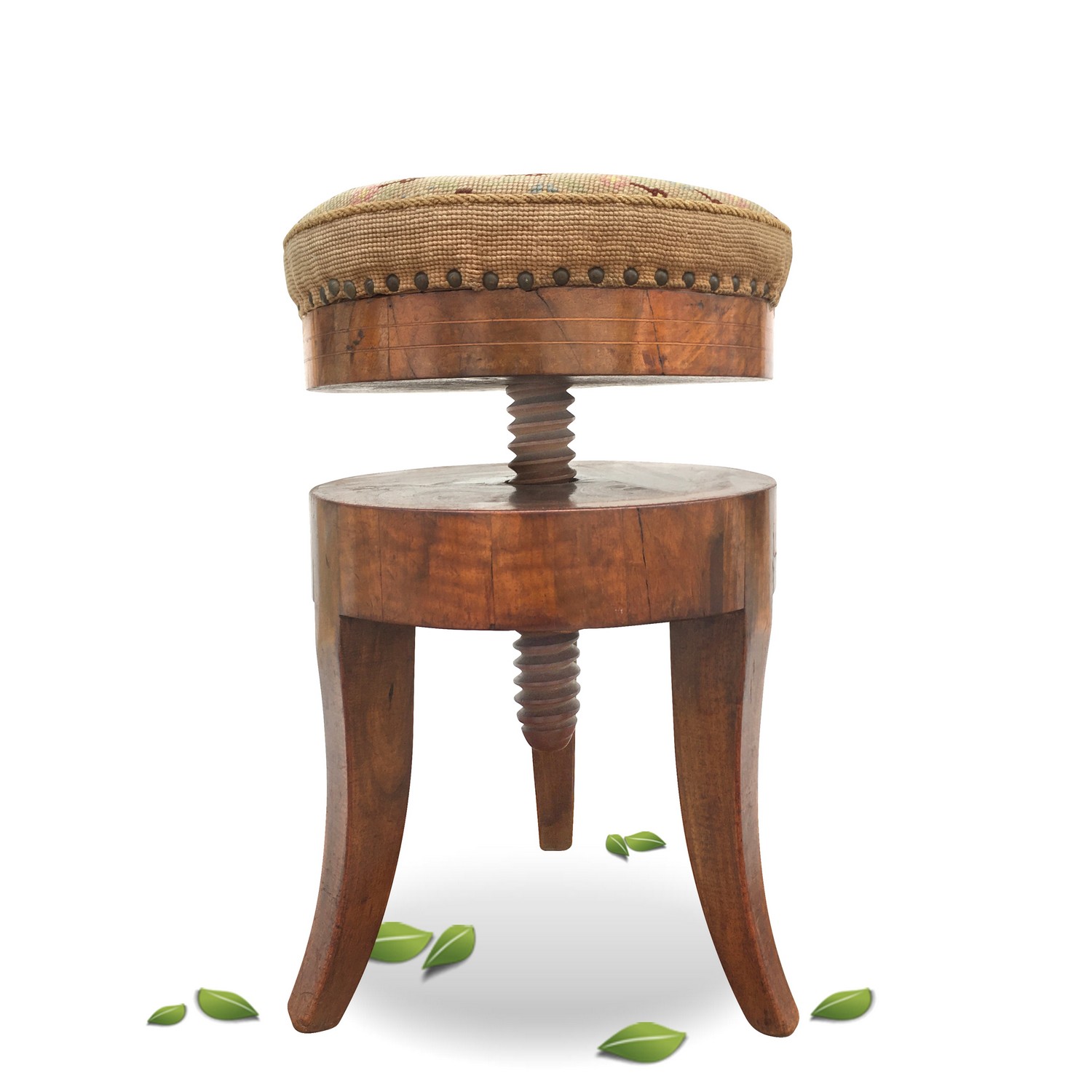 Klavierhocker Biedermeier