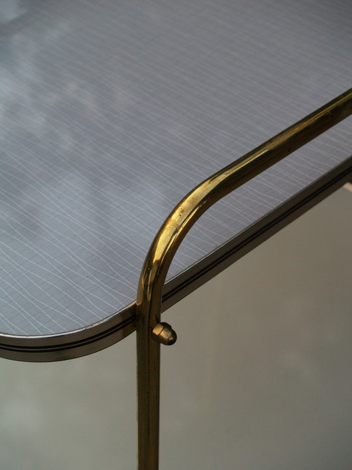 Vintage Beistelltisch Messing