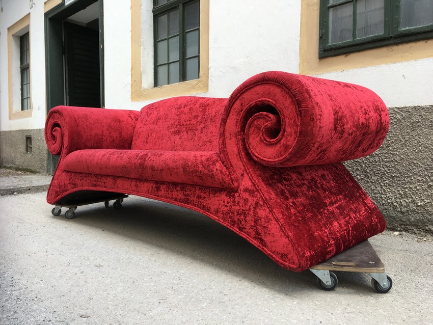 Mammut rot Sofa Bretz gebraucht