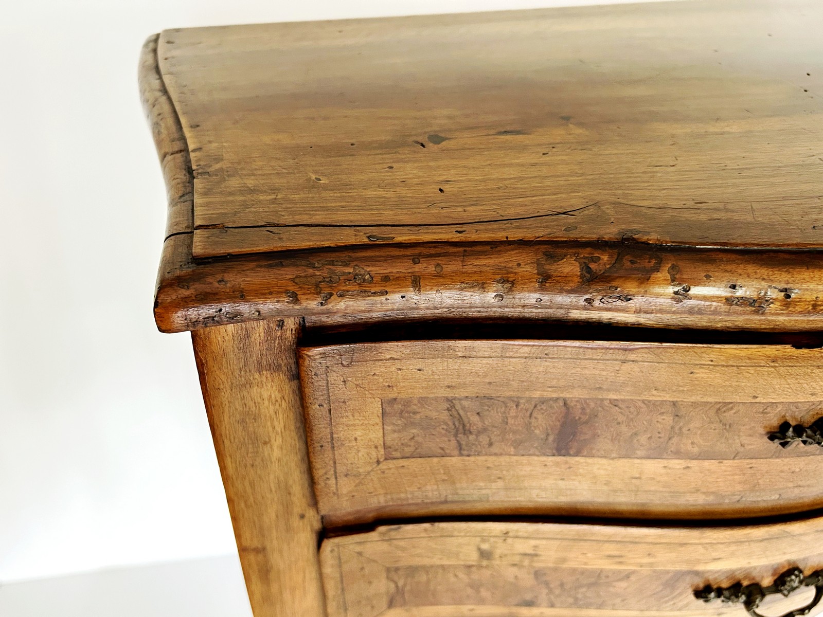 Barock Kommode antik Nussholz Massivholz Antiquität