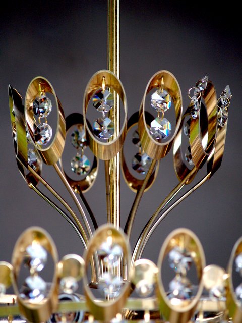 Bleikristall Haengelampe