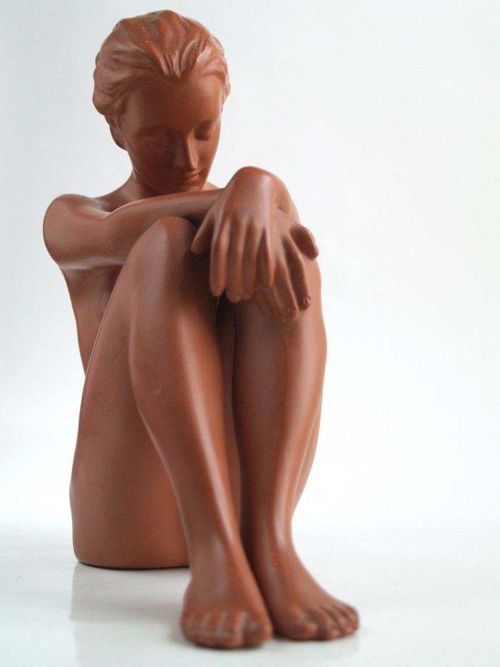 Keramik Aktfigur Vintage Keramik groß