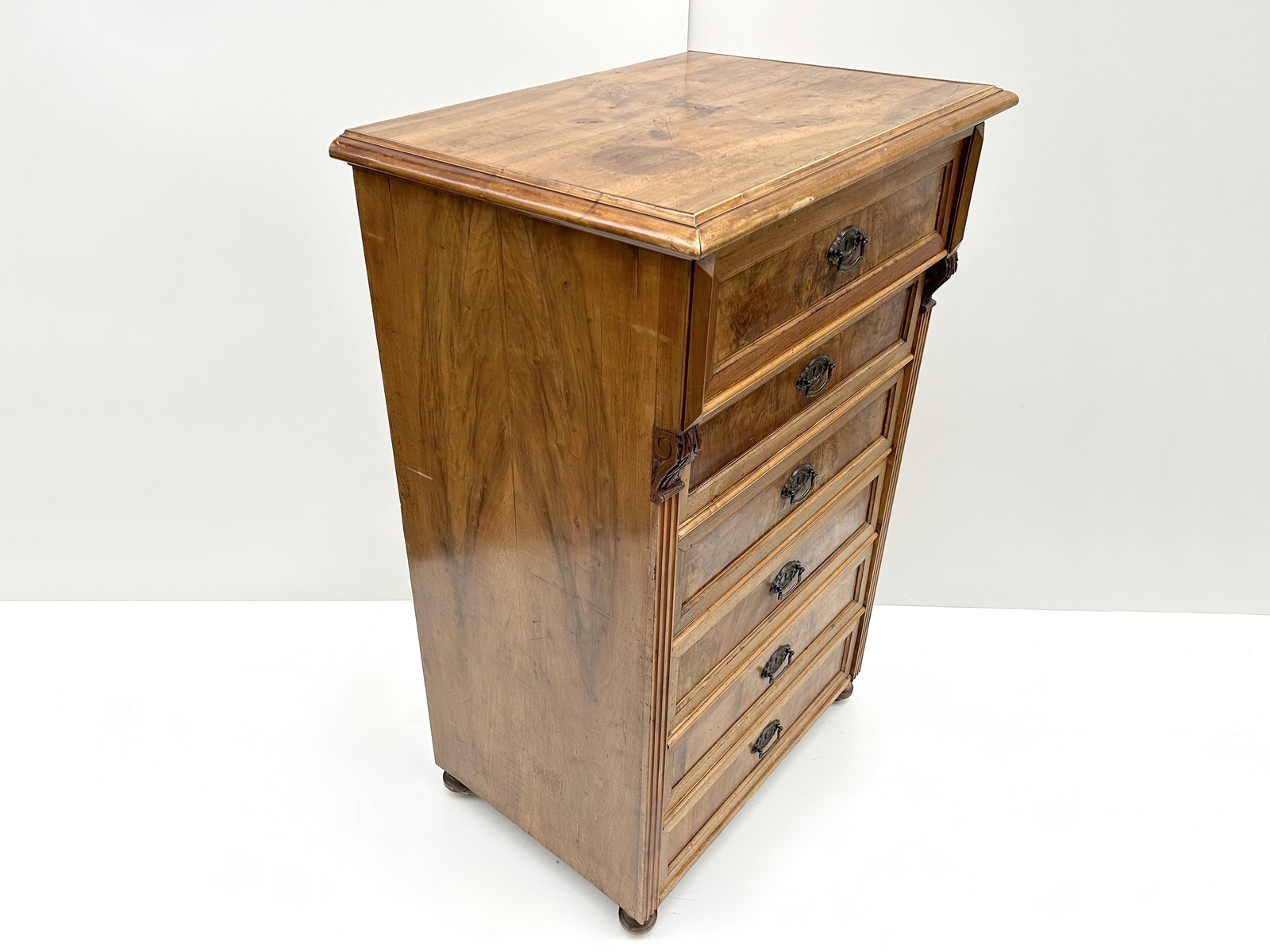 Schubladenschrank antike Kommode 6 Laden Historismus Ladenkommode