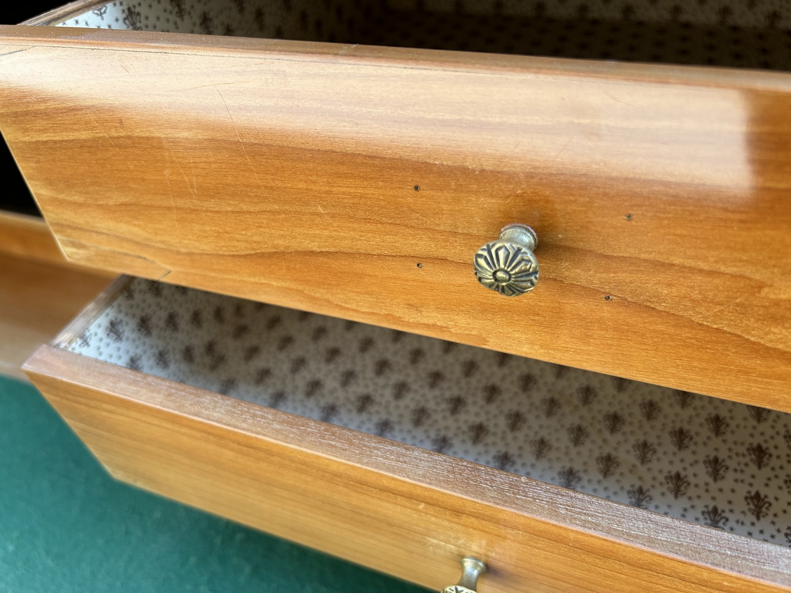 Zylinderbureau antiker Schreibtisch um 18.-19. Jhdt.