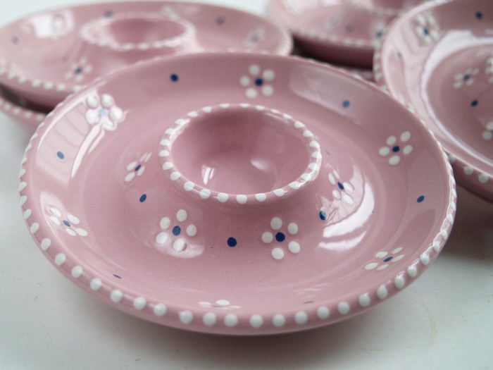 Eierbecher Gmundnerkeramik Dirndlrosa