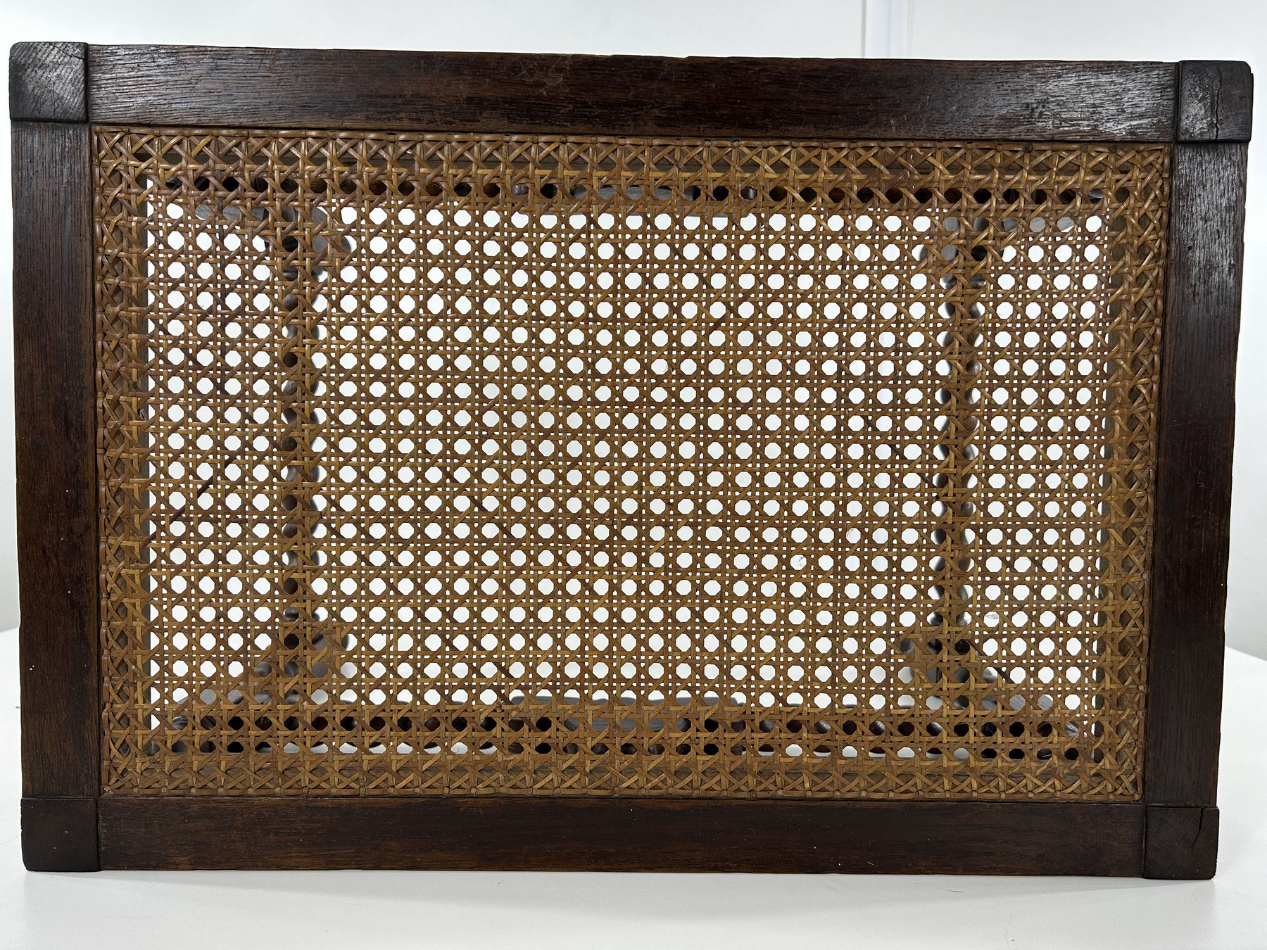 Vintage Tisch Wiener Geflecht Boho Design Beistelltisch